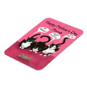 Muttertag personifiziert lustig aus der Cats Card Magnet (Linke Seite)
