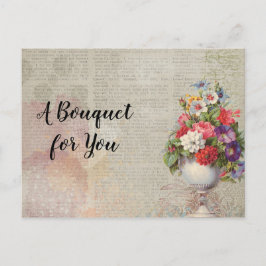 Muttertag Planter farbenfrohe Blume Zeitung Postkarte