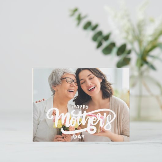 Muttertag Postkarte (Stehend Vorderseite)