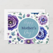 Muttertag Postkarte (Vorne/Hinten)