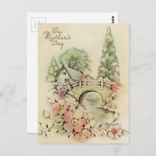 Muttertag Postkarte (Vorne/Hinten)