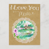 Muttertag Postkarte (Vorderseite)