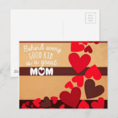 Muttertag Postkarte (Vorne/Hinten)