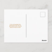 Muttertag Postkarte (Rückseite)