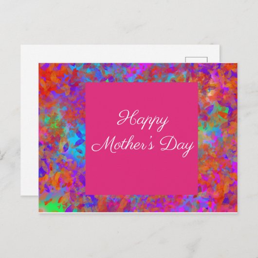 Muttertag Postkarte (Vorne/Hinten)