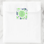 Muttertag Quadratischer Aufkleber (Tasche)