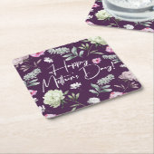 Muttertag Rechteckiger Pappuntersetzer (angewinkelt)