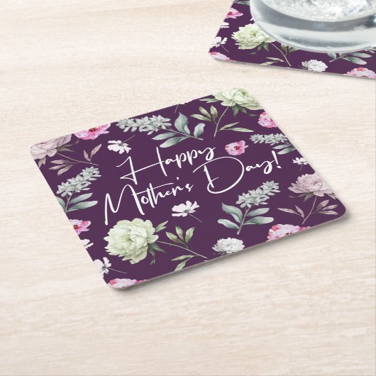 Muttertag Rechteckiger Pappuntersetzer (angewinkelt)