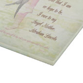 Muttertag religiöser Engel Schneidebrett (Ecke)