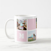 Muttertag Rosa 5 Fotos Mama Collage Tasse (Links)
