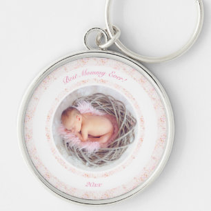 Muttertag Rosa Beste Mommy Ever Baby Foto Geschenk Schlüsselanhänger