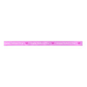 Muttertag rosa Ribbon Satin Ribbon Satinband (Vorderseite)