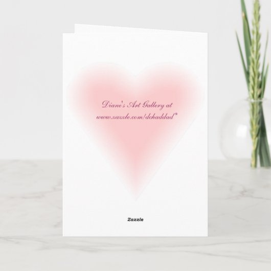 Muttertag Rose Bouquet Karte (Rückseite)