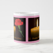 Muttertag-Rote Rose Jumbo-Tasse (Vorderseite)