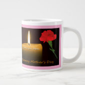 Muttertag-Rote Rose Jumbo-Tasse (Rechts)