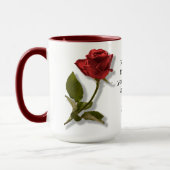 Muttertag - Rote Rosen - Blumenfotografie Tasse (Links)