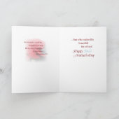 Muttertag, Rote Rosen, religiös Karte (Innenseite)