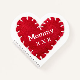 Muttertag Rotes Herz Notizblock