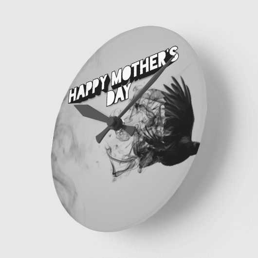 Muttertag Runde Wanduhr (Winkel)