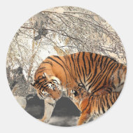 Muttertag Runder Aufkleber