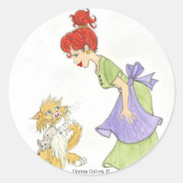 Muttertag Runder Aufkleber