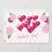 Muttertag Schöne Blumendekoration Save The Date (Vorderseite)