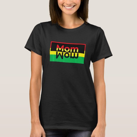 Muttertag schwarze Mama Afrikanerin für Frauen T-Shirt (Vorderseite)