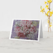 Muttertag - Scrapbook Card Karte (Gelbe Blume)