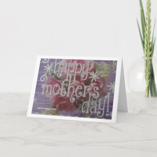 Muttertag - Scrapbook Card Karte (Vorderseite)