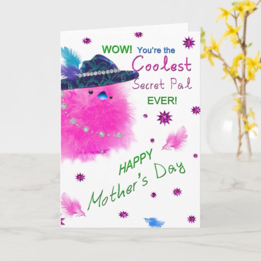 MUTTERTAG - SECRET PAL - COOLE KÜCHE KARTE (Gelbe Blume)