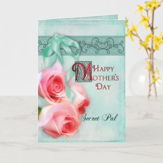 MUTTERTAG - SECRET PAL KARTE (Gelbe Blume)