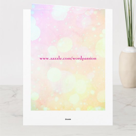 Muttertag Segen Gruß Karte (Rückseite)