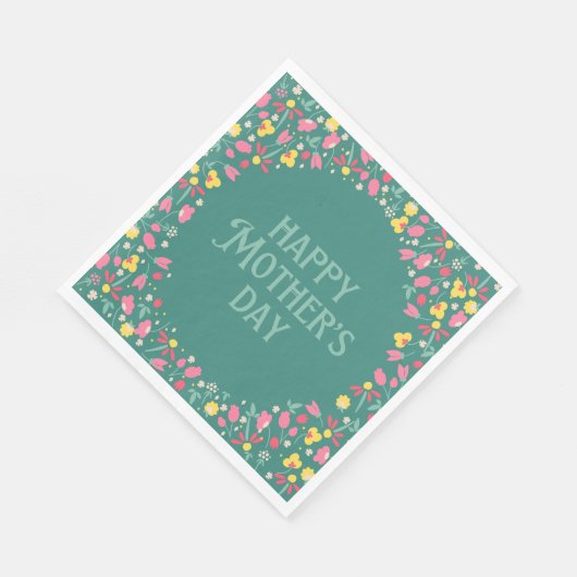 Muttertag Serviette (Ecke)