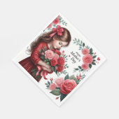 Muttertag Serviette (Ecke)