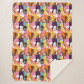 Muttertag Sherpa Blanket Sherpadecke (Vorderseite)