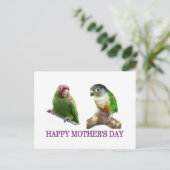 Muttertag sichern postkarte (Stehend Vorderseite)