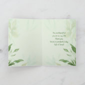 Muttertag Sister-i Chickadee Garden Bird Card Karte (Innenseite)