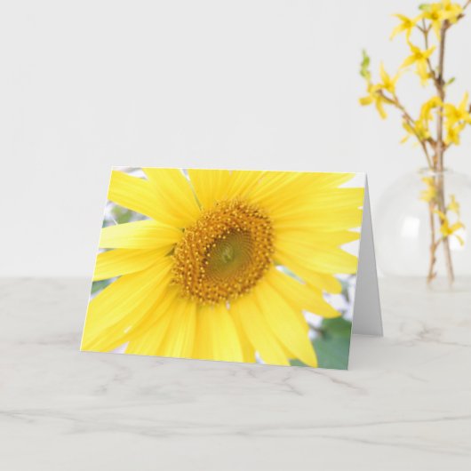 Muttertag Sonnenblume Karte (Gelbe Blume)