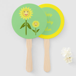 Muttertag Sonnenblumen Brand Geburtstag Fächer