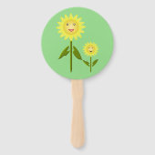 Muttertag Sonnenblumen Brand Geburtstag Fächer (Vorderseite)