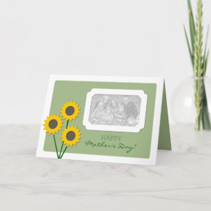 Muttertag Sonnenblumen Foto Karte
