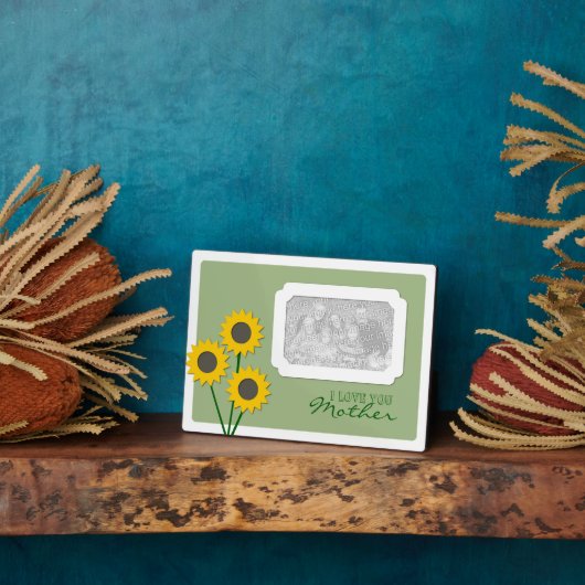 Muttertag Sonnenblumen Fotoplatte (Seite)