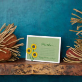 Muttertag Sonnenblumen Fotoplatte (Seite)