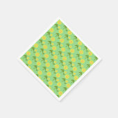 Muttertag Sonnenblumen Gemustert Serviette (Ecke)
