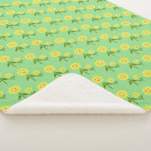 Muttertag Sonnenblumen Gemustert Sherpadecke (3/4)