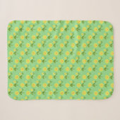 Muttertag Sonnenblumen Gemustert Sherpadecke (Vorderseite (Horizontal))