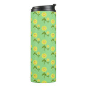 Muttertag Sonnenblumen Gemustert Thermosbecher (Nach links gedreht)