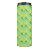Muttertag Sonnenblumen Gemustert Thermosbecher (Rückseite)