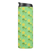 Muttertag Sonnenblumen Gemustert Thermosbecher (Nach rechts gedreht)