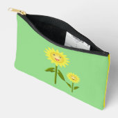 Muttertag Sonnenblumen Gemustert Zubehörtasche (Offen)